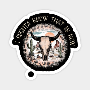 I Oughta Know That By Now Leopard Cactus Western Deserts Magnet