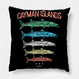 Cayman Islands Great Barracuda Quintet Pillow