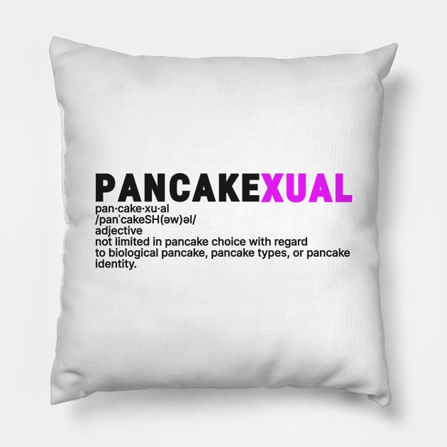 Pancakexual, pancake orientation. Pillow by A -not so store- Store