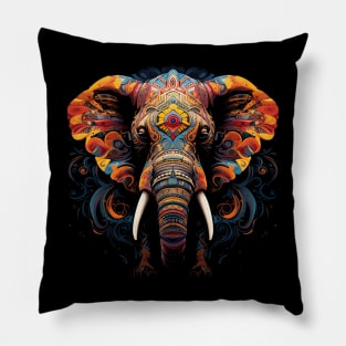 Emerging elephant Pillow