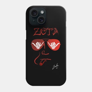 Cara fumando firma Phone Case