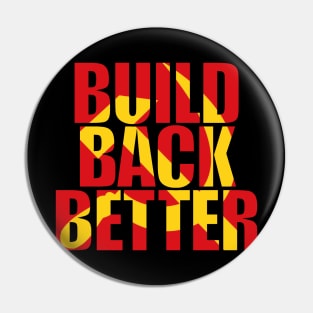 Build Back Better - Hammer and Sickle Pin