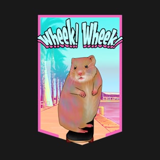 Guinea pig, Skateboard, Skating, Sunhine, Wheek! T-Shirt