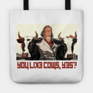 Russian Farm Woman - You Like Cows, Yes? Tote