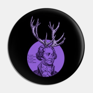 Alexander Hamilton - Heroic Purple Gallant Pin