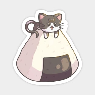 Onigiri tuxedo cat Magnet