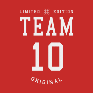 Team 10 Years Old Birthday T-Shirt