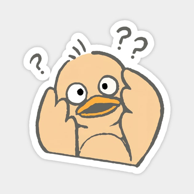 Confusion duck Magnet by stkUA