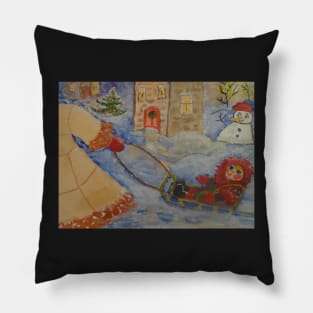 Christmas time Pillow