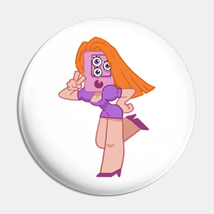 Handphone mask girl Pin