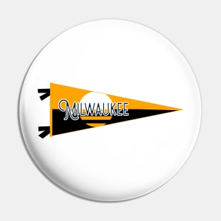 Milwaukee Flag Pennant Pin