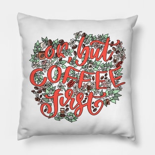 Coffee Give Me Power Pillow