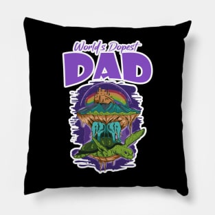 World's Dopest Dad Pillow