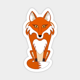 SITTING FOX Magnet