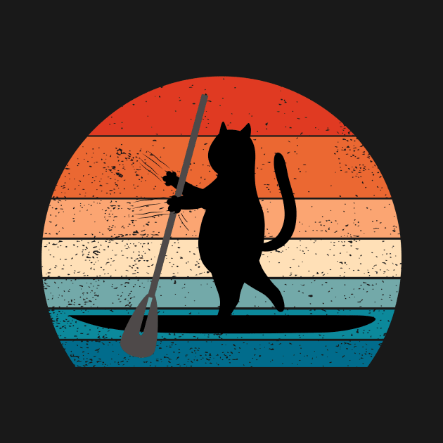 Paddleboard Cat Paws by MARKBAY Shop