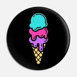 Ice Cream Cone - Retro 80's Throwback Pin