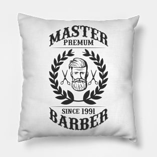 Barber Design Master Since 1991 67 Pillow