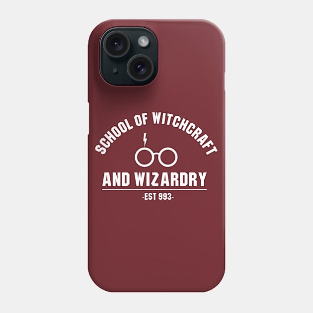 School Of Witchcraft Phone Case by anupasi