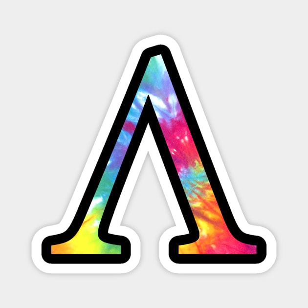 Tie Dye Lambda Magnet by lolosenese