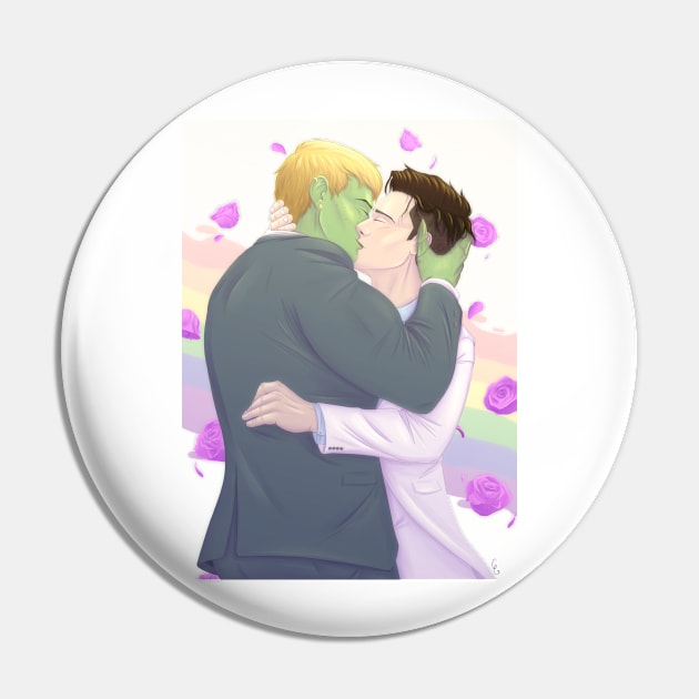 BillyTeddy Wedding Pin by ConnorATerro