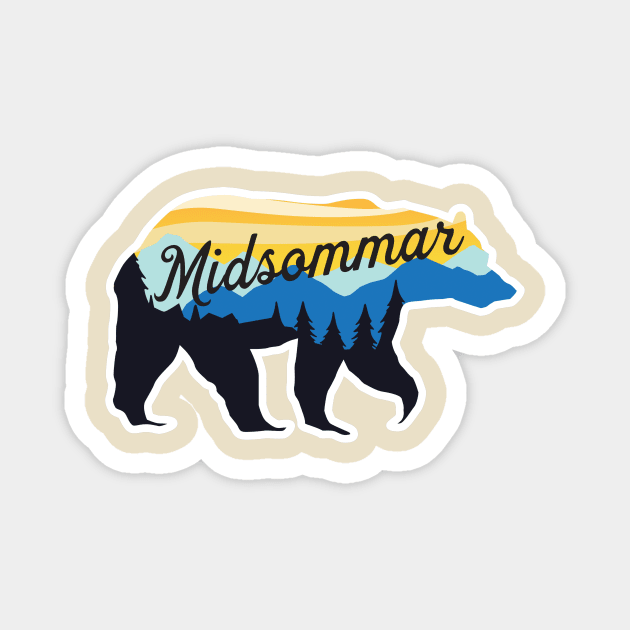 Midsommar Badge Magnet by Friend Gate