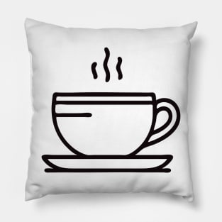 Sip and Unwind: Minimalist Tea Cup Pillow