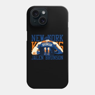 Jalen Brunson Graphic Art Phone Case