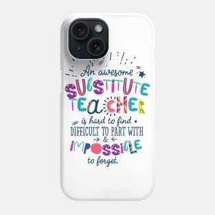 An Awesome Substitute Teacher Gift Idea - Impossible to forget Phone Case