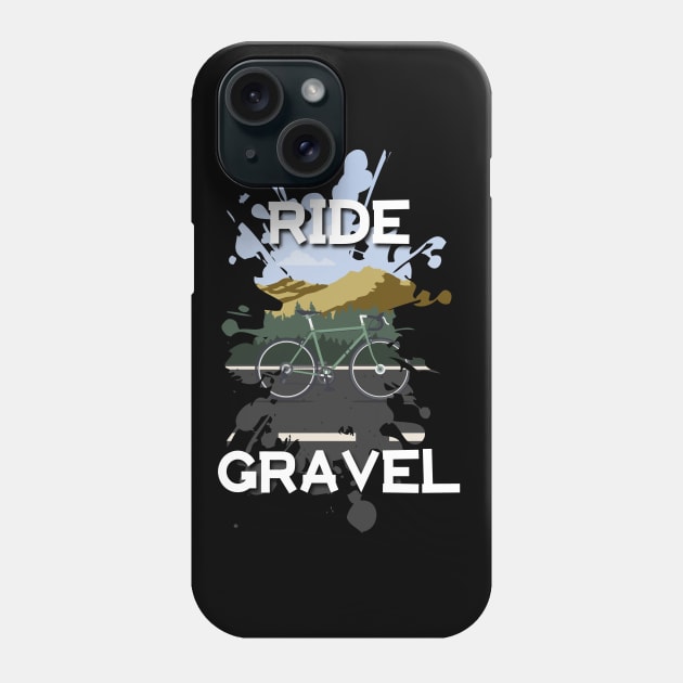 Ride Gravel Gravelbike Phone Case by SNZLER