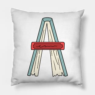 'A' book Pillow