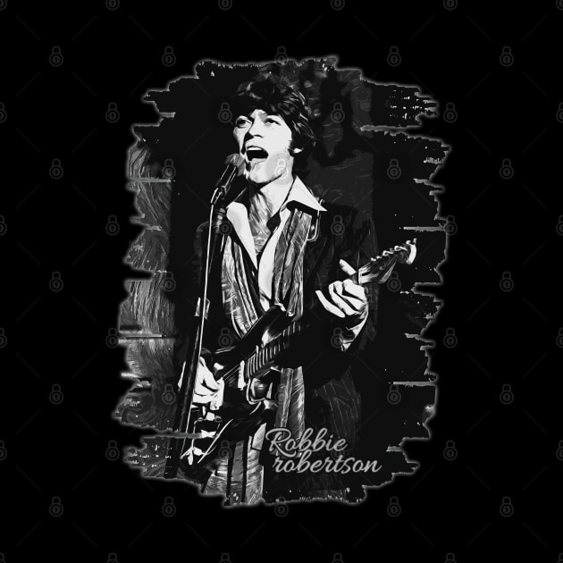 Robbie robertson \\ Brush Art by Nana On Here