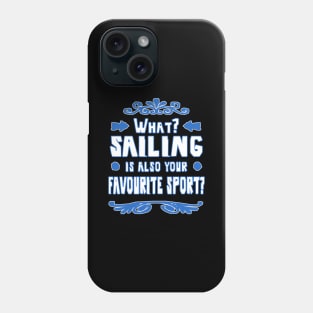 Sailing Wind Sailboat Captain Sailing Trip Phone Case