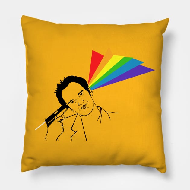 Quentin Tarantino Pillow by SaverioOste