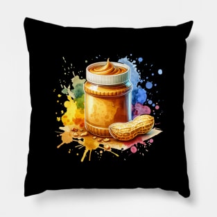 Peanut Butter Toast Sandwich Vintage Retro Yummy Kawaii Pillow