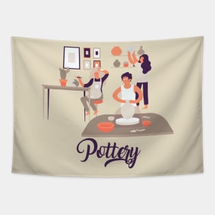 Pottery Shop Tapestry