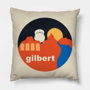 Gilbert Arizona Water Tower Silos Minimalist Pillow