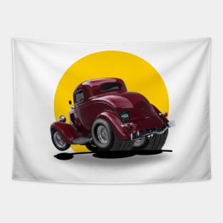 1934 Ford Coupe Hot Rod Tapestry