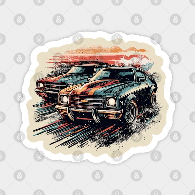 Chevy Vega Magnet by Vehicles-Art