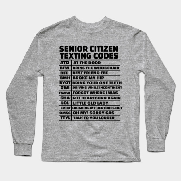 funny senior citizen t shirts