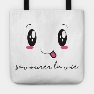 "Croquer la vie" collection | savourer la vie Tote