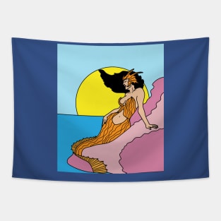 Mermaid Fabite Mythology Tapestry