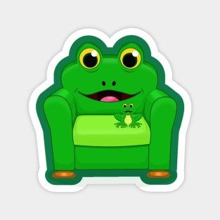 FROG AND CHAIR Magnet