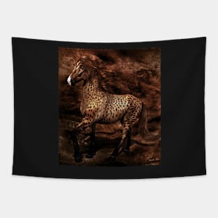 Crosses horse and cheetah Tapestry