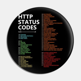 HTTP Response Codes Pin