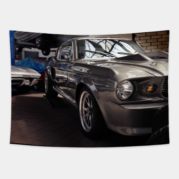 Ford Mustang Shelby GT500 Tapestry by hottehue