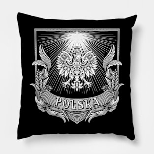 Poland Eagle Flag Pillow