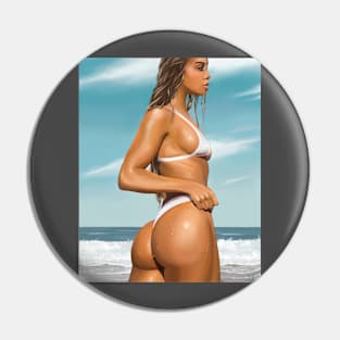 Beach body girl Pin