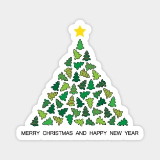 Cute Christmas tree Magnet