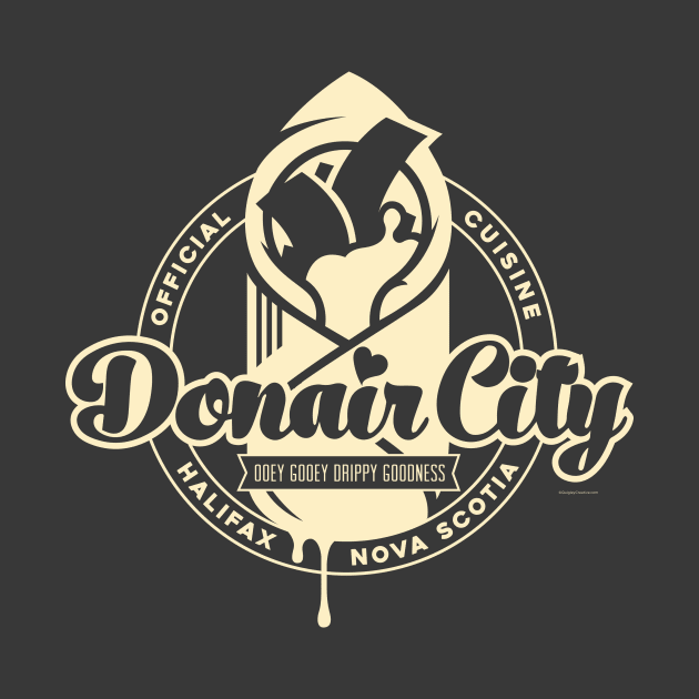 Official Halifax Donair City T-Shirt by QuigleyCreative