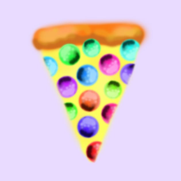 Rainbow Pepperoni Pizza! by KelseyLovelle